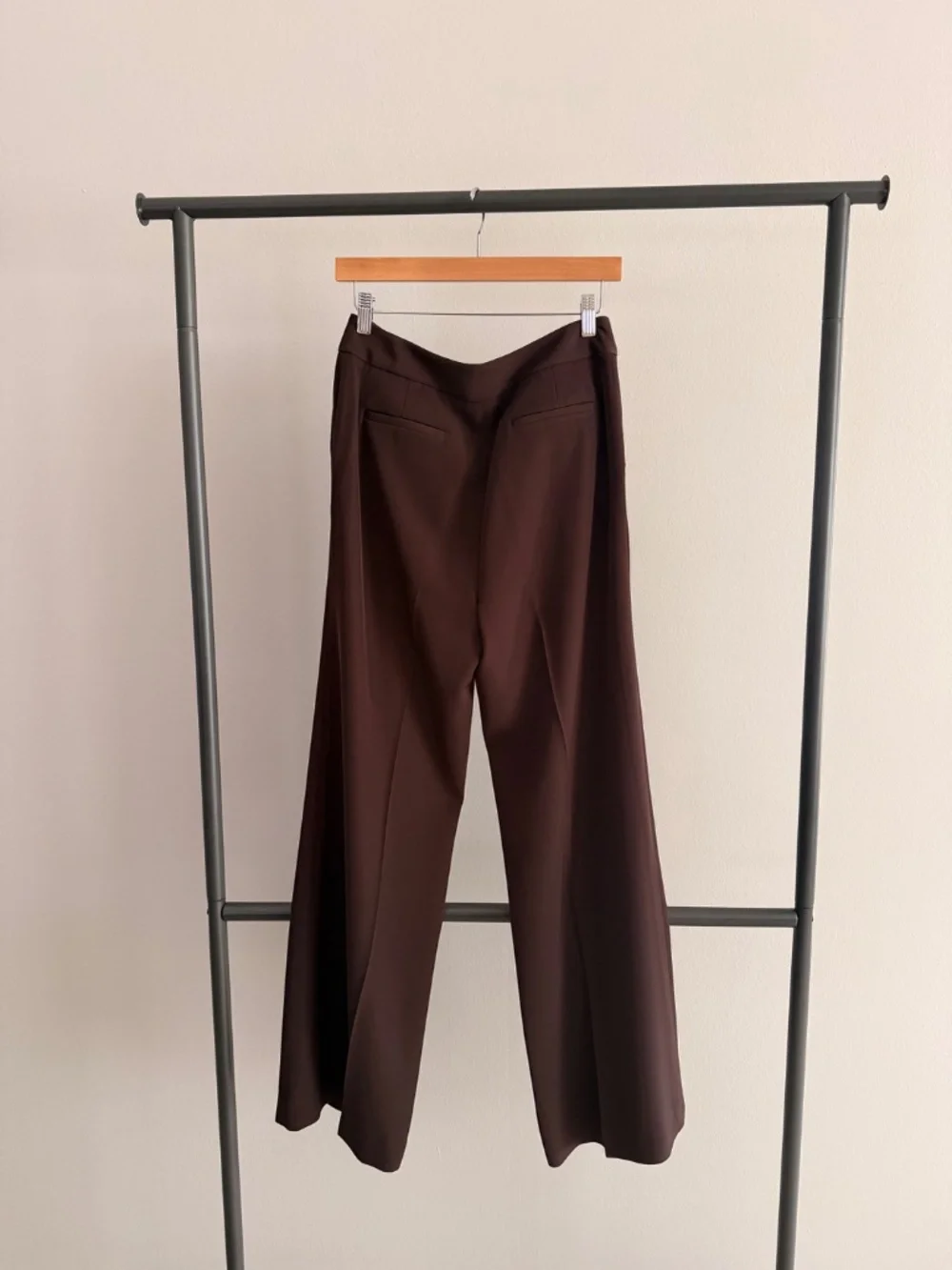 Donna Karan High Rise Wide Leg Pant
